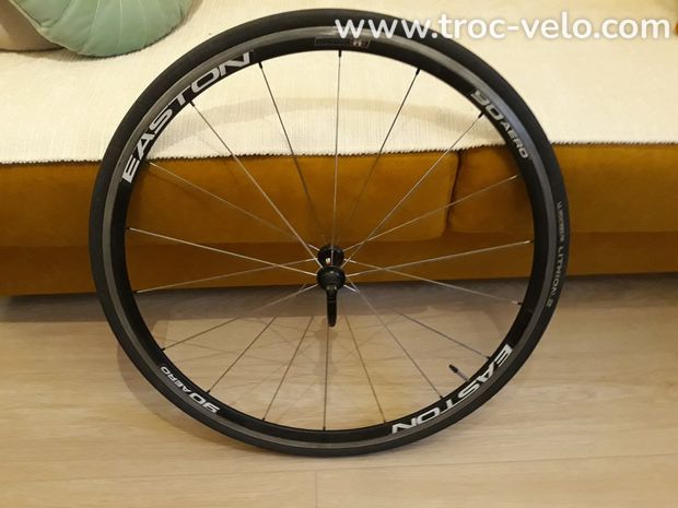 Roue alu velo route Aeston 90 Aero alu 35mm - 1