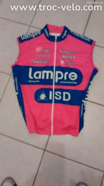 Tenue vélo cycliste "coupe vent lampre"neuf - 1