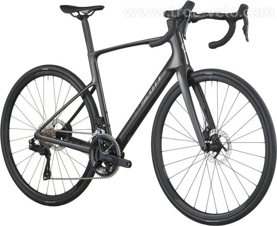 Velo De Route Scott Addict 40 Shimano 105 Di2 12v 700 Mm Noir 2026 T M 170 178   Velo D Exposition - 2