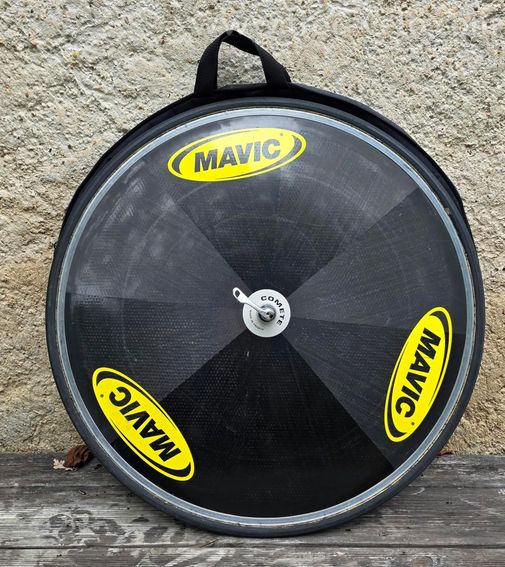 Roue arrière MAVIC pour vélo de route lenticulaire boyau - 2