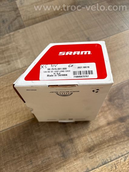Dérailleur arrière SRAM X5 10 vitesses chape longue nour - 4