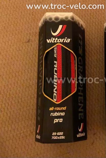 Pneus Vittoria Rubino all Round 700-23c ROUGE - 1