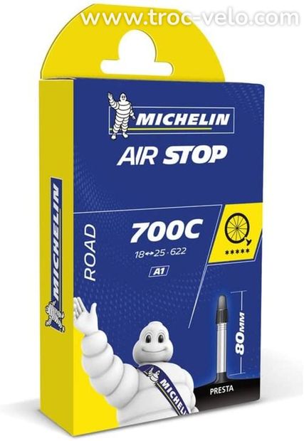 Chambre à Air MICHELIN AIR STOP Standart Butyl Valve Presta - 1