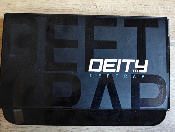 Pédales VTT plates deity Deftrap neuves  - 2