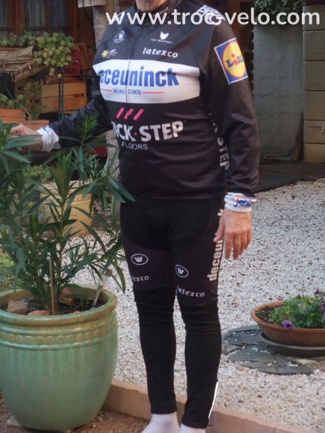 Tenue cycliste matelassée hiver  - 1