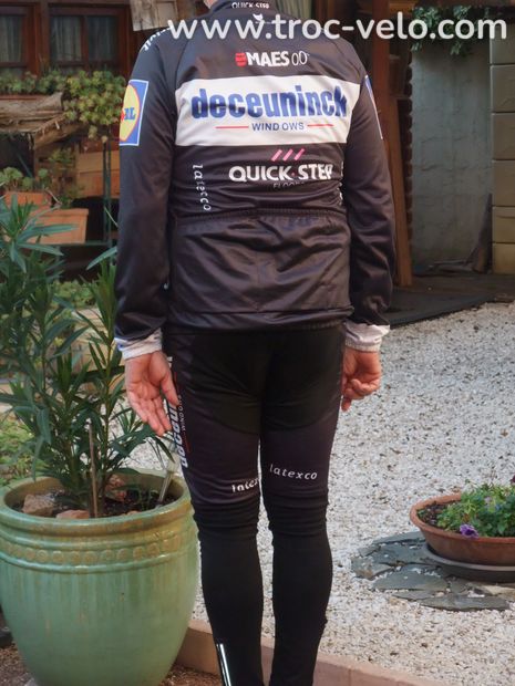 Tenue cycliste matelassée hiver  - 2