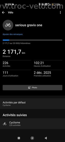 Serious Gravix One 2024 – Taille L – 2×8 Sora/Claris – ~2 500 km - 4