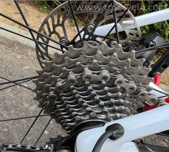 Groupe Campagnolo Super Record EPS 12v – Carbone / Disque / État neuf ⚠️ BAISSE DE PRIX ⚠️ - 9