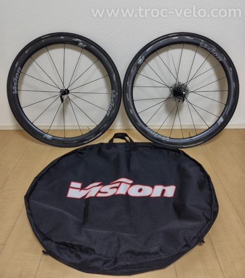Paire de roues VISION METRON 40 SL Clincher 11 vitesses - Performance de Haut Niveau - 2