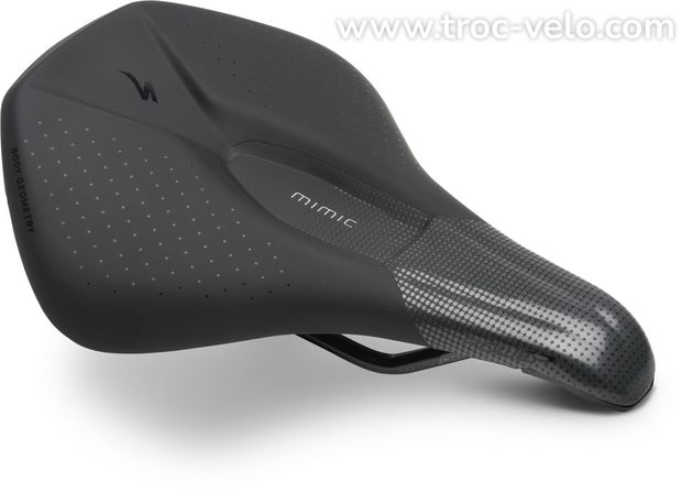 Selle SPECIALIZED POWER COMP W/MIMIC - 155 mm - Noir - 1