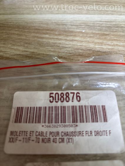 Molette micrométrique et câble pour chaussures FLR - XX / F 11 et F 70 droite  - 3