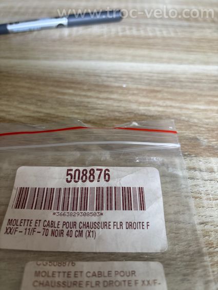 Molette micrométrique et câble pour chaussures FLR - XX / F 11 et F 70 droite  - 4