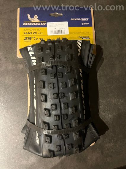 PNEU MICHELIN WILD XC PERFORMANCE LINE 29X2.35 TUBELESS READY SOUPLE - 2