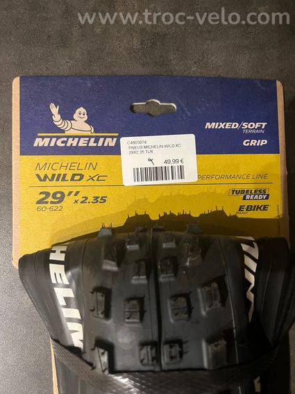 PNEU MICHELIN WILD XC PERFORMANCE LINE 29X2.35 TUBELESS READY SOUPLE - 3