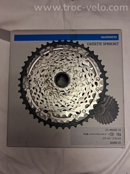 cassette Shimano XT CS-M8200 9-45 12 vitesses