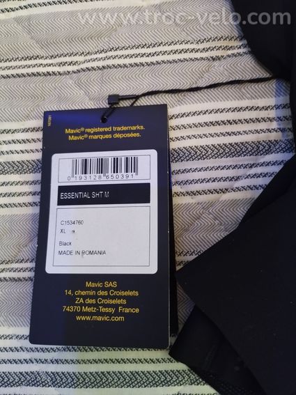 MAVIC  CUISSARD COURT SANS BRETELLE  T. XL NEUF  - 3