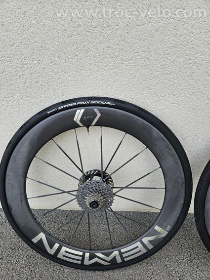 Paire de roues Newmen Streem Sprinter VONOA Disc Centerlock Tubeless PP12/100 - 12/142mm XDR  - 3