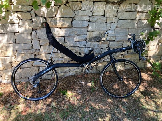 Velo couché Seiran de Challenge pour personnes 1,72m jusqu'a 1,80m