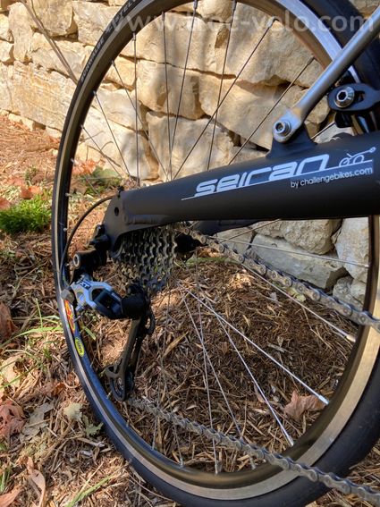 Velo couché Seiran de Challenge pour personnes 1,72m jusqu'a 1,80m - 3