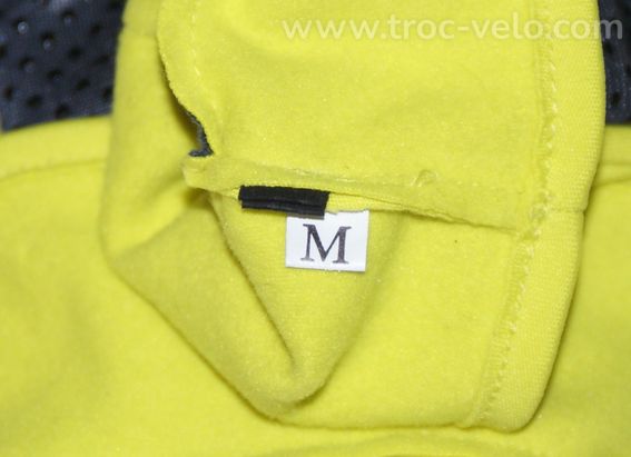 Gants longs vélo homme - taille M - marque "GYMERTUR" - jaune fluo - neufs - 3