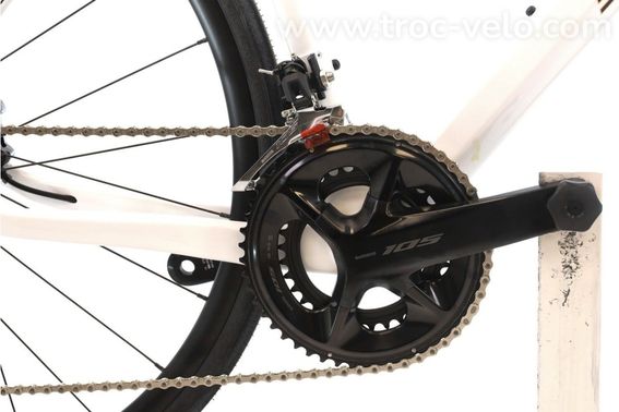 Produit Reconditionne    Eddy Merckx Mendrisio    Blanc   Velo De Route   Tres Bon Etat - 4