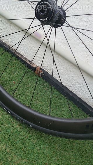 Paire de roues carbone Roval C38 (Moyeux DT Swiss 350) - Disc - 5