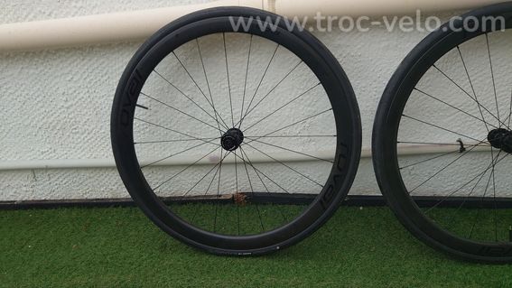 Paire de roues carbone Roval C38 (Moyeux DT Swiss 350) - Disc - 6