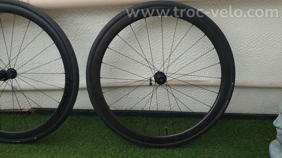 Paire de roues carbone Roval C38 (Moyeux DT Swiss 350) - Disc - 7