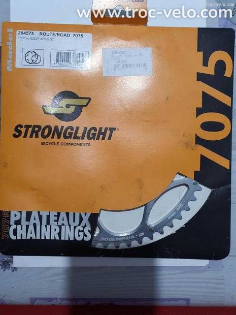 Plateaux stronglight 7075 130 9/10v - 2