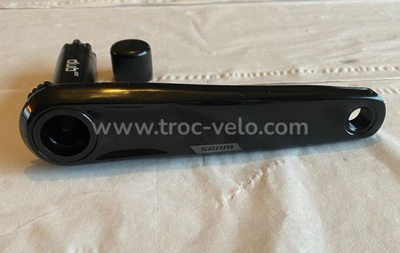 Manivelle VTT gauche l170 alu noir (profil large) - Accessoire Vélo Pas Cher - Maxi pièces vélo