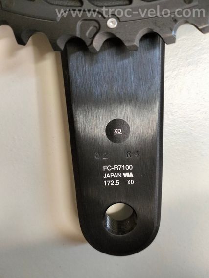 Pédalier Shimano 105 12v. R7100 neuf - 3