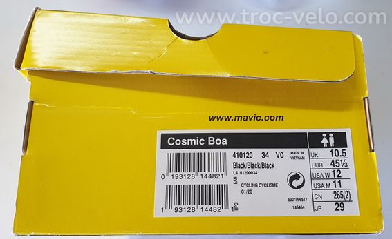 Chaussures Mavic Cosmic Boa 45 1/3 - 7