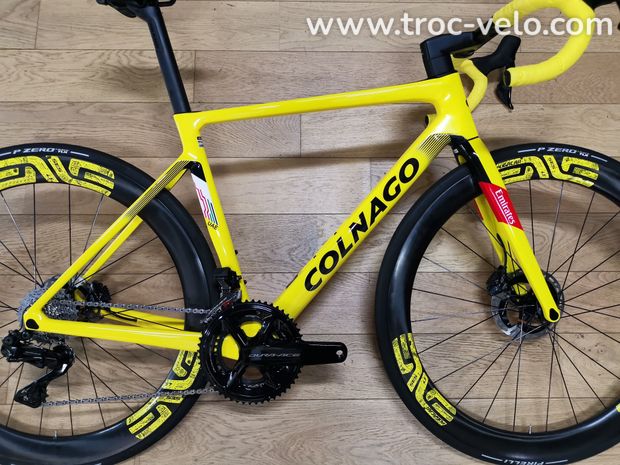 COLNAGO V4RS, DURA ACE DI2, ENVE SES 4.5, coloris TOUR DE FRANCE POGACAR - 4