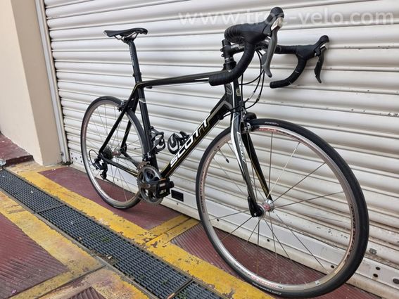 Vélo de route Scott CR1 SL tout carbone d'occasion avec groupe Shimano Dura Ace - Modèle premium - 5