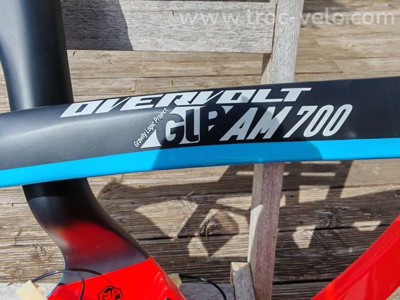 Cadre LPM size L carbon up black blue red OVV AM 700 GLP GLOSSY/MATT 2019 - 2
