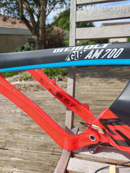 Cadre LPM size L carbon up black blue red OVV AM 700 GLP GLOSSY/MATT 2019 - 4