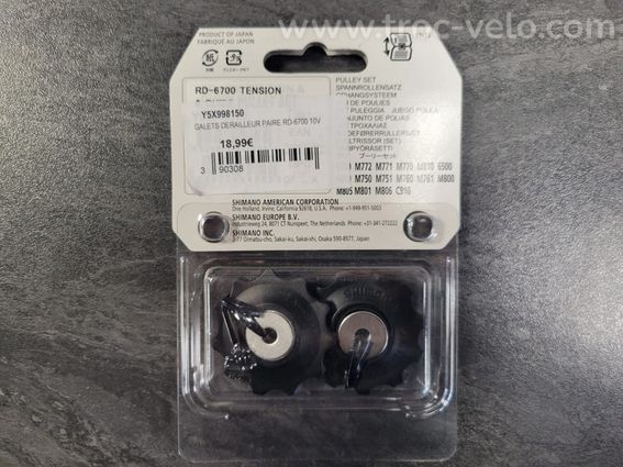 Paire de galets Shimano RD6700 10v - 2