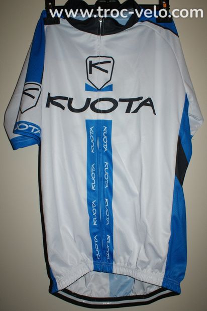 maillot vélo été pour homme - manches courtes - team KUOTA - Bleu et blanc - taille xxl - 1