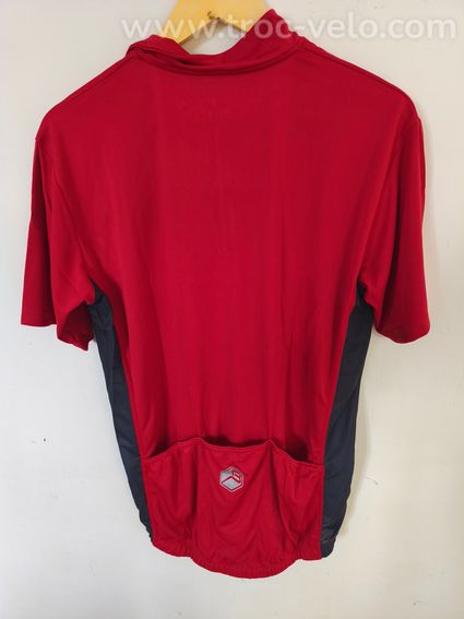 Maillot de cyclisme Briko - Rouge et Noir - Taille XL - Très bon état - 2