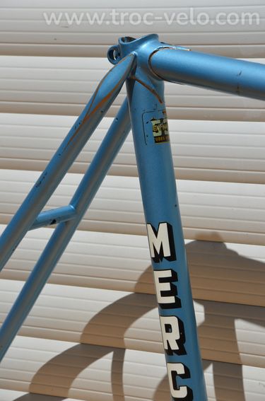 Cadre et fourche de vélo de course vintage Mercier – Tubes Reynolds 531 - 6