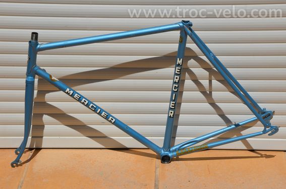 Cadre et fourche de vélo de course vintage Mercier – Tubes Reynolds 531 - 11