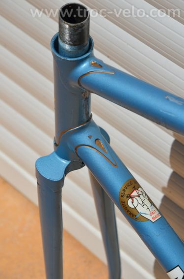 Cadre et fourche de vélo de course vintage Mercier – Tubes Reynolds 531 - 13