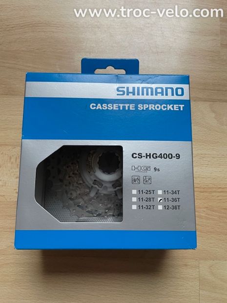 Cassette Shimano 9 vitesses - 1