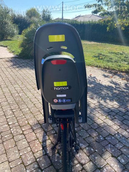 Porte bébé vélo HAMAX Zenith fixation sur portes bagages - 4