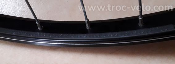 Roue 26" pouces avant noir Mach1 aluminium en Bé - 2