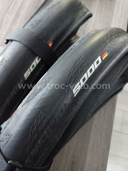 Paire de pneus Continental Grand Prix 5000 (GP5000) tubetype – 700x30c (30 mm)