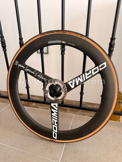 Roue avant CORIMA 3 BATONS WS TT DX PNEU