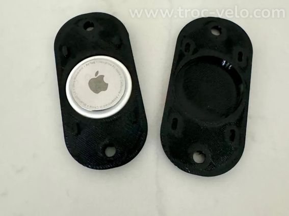 Support Cache AirTag Discret pour Selle de Vélo (Anti-Vol / Impression 3D)