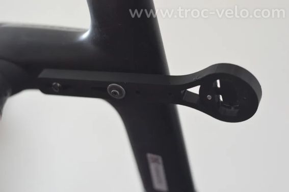 Support Compteur GPS Vélo Cintre Intégré (Imprimé 3D - Noir) - 3