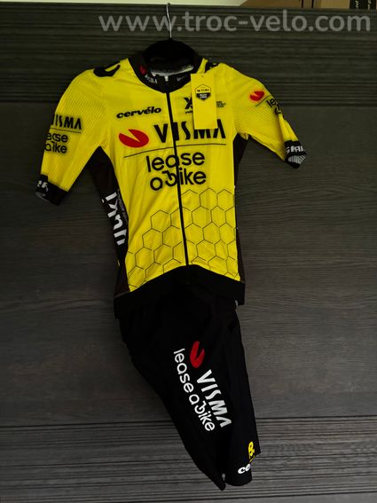 Ensemble cuissard + maillot Visma Lease à bike